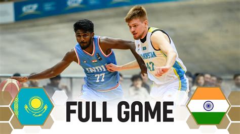 Kazakhstan V India Full Basketball Game Fiba Asia Cup