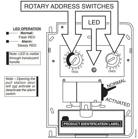 Fire Lite Alarms Bg Lx Addressable Pull Station Instruction Manual