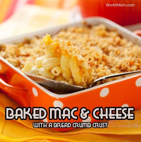 Baked macaroni and cheese with bread crumbs recipe - vametcom