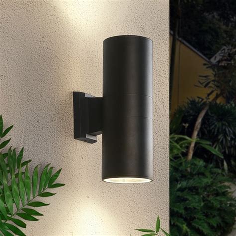 LED Up Down Light Cylinder Wall Sconce Exterior Lighting | Chiuer