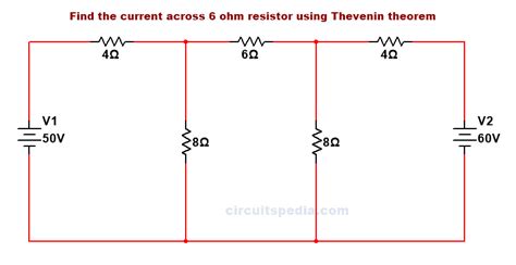 Thevenin Theorem Thevenins Theorem Solution Example