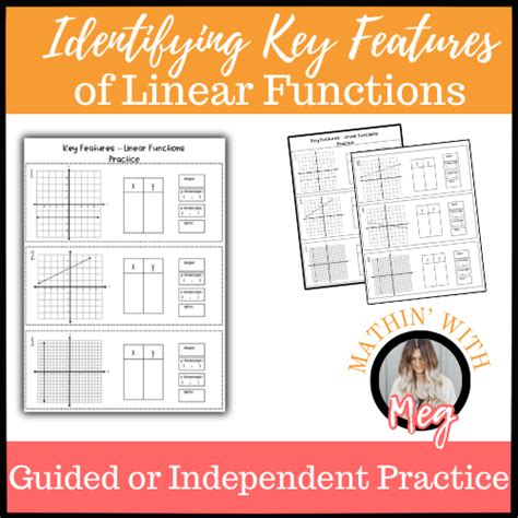 Identifying Key Features Of Linear Functions Algebra Teks A