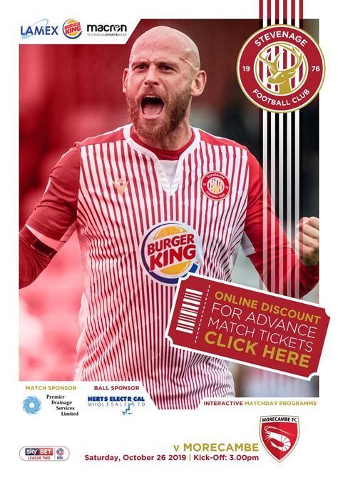 Stevenage Fc V Morecambe Fc By Hashtag Digital Media Issuu