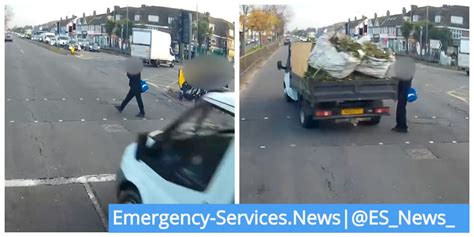 Watch Harrowing Near Miss Caught On Dashcam Emergency Services News