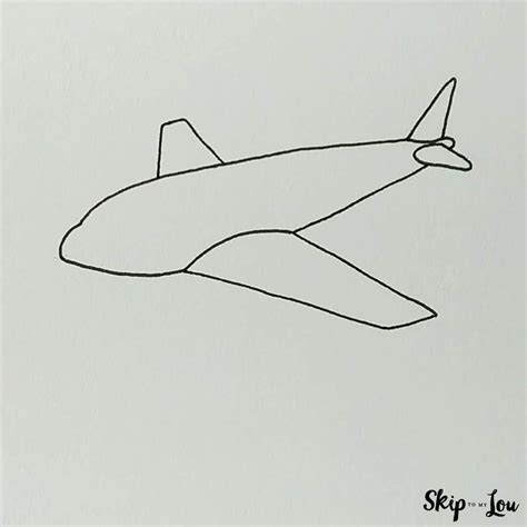 How To Draw An Airplane Skip To My Lou