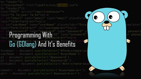 Programming With Go Golang Pxfuel