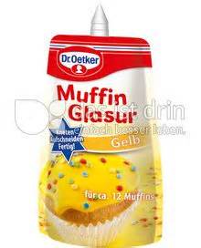 Dr Oetker Muffin Glasur Gelb 341 0 Kalorien Kcal Und Inhaltsstoffe