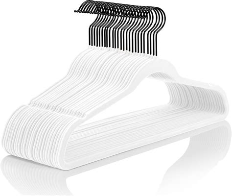 Amazon MIZGI Premium Velvet Hangers 50 Pack Heavy Duty Non