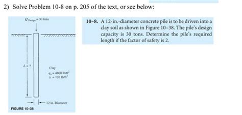 Solved 2 Solve Problem 10 8 On P 205 Of The Text Or See Chegg