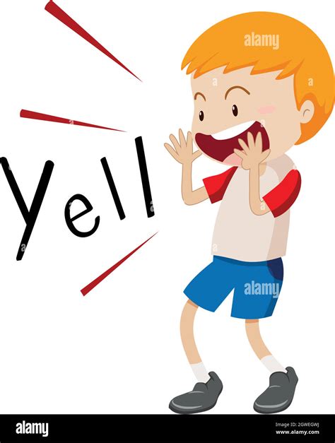 Kids Yelling Cut Out Stock Images And Pictures Alamy