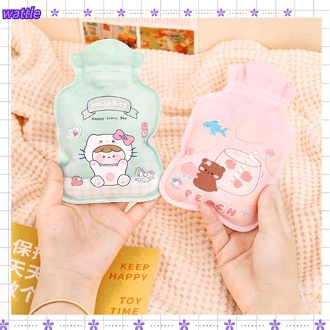 Wattle Plush Hot Water Bag Cartoon Mini Water Filled Hot Water Bag Cute Warm Hand Bag Shopee
