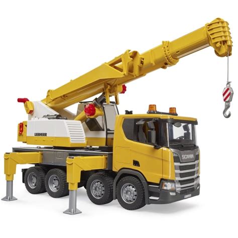 Bruder Scania Super 560r Liebherr Crane Truck With Light And Sound