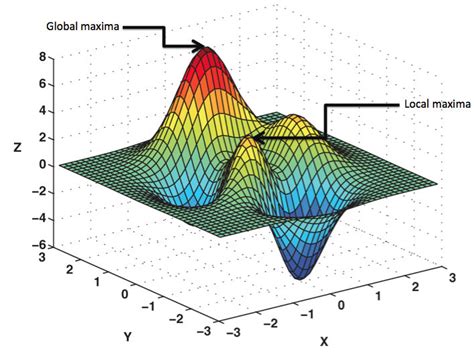 Global And Local Optima In A Search Space R N The Position On The X