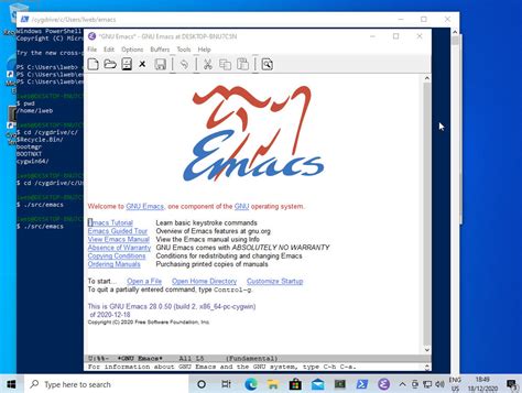 How To Build The Development Version Of Emacs On Windows Laptrinhx