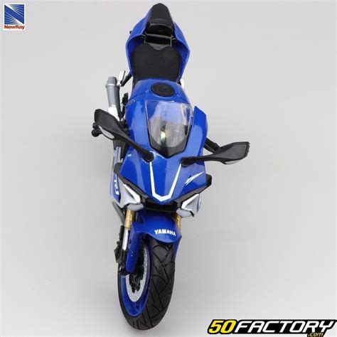 Moto Miniature E Yamaha Yzf R New Ray Bleue Miniature Moto