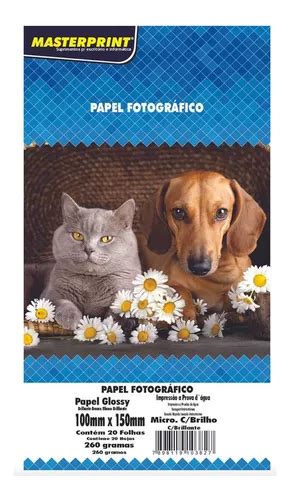 Papel Foto Microporoso Alto Brilho G X A Glossy Desconto No