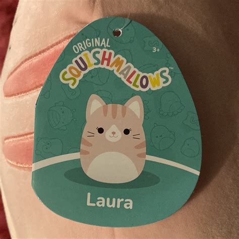 Squishmallows Toys Squishmallow Laura The Pink Tabby Cat Poshmark