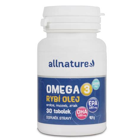 Kwas Omega 3 olej rybi EPA DHA 30 kapsułek 12061148654 Allegro pl