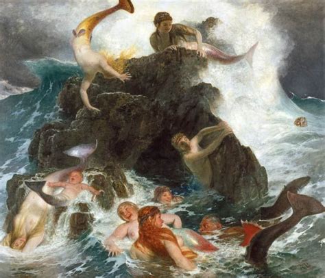 Arnold B Cklin Das Spiel Der Najaden Arte De Sirenas Arte De