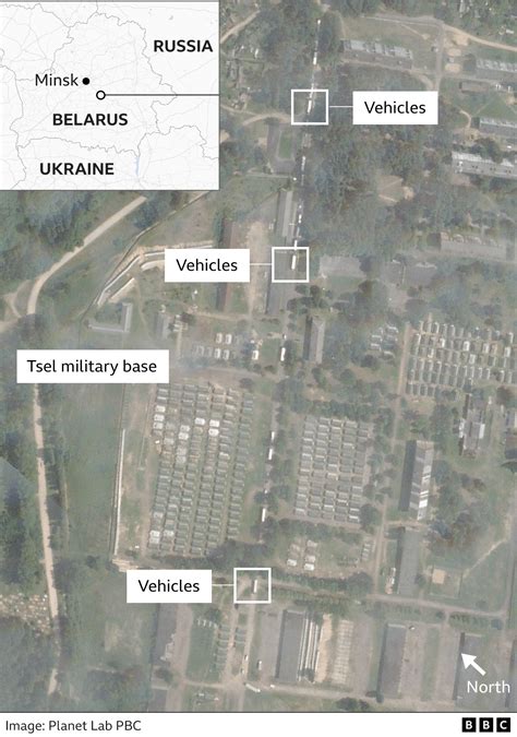 Wagner Satellite Images Reveal Belarus Camp Arrival Bbc News