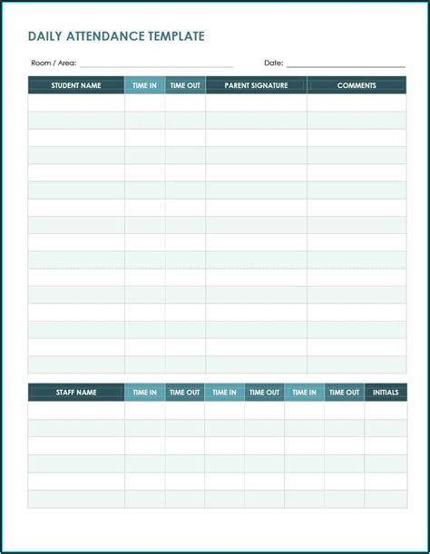 Employee Time Off Tracker Template