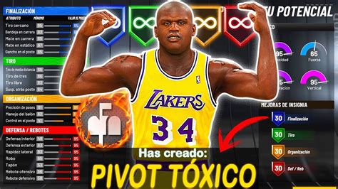 La Build De SHAQUILLE O NEAL En NBA 2K22 ES IMPARABLE El PIVOT