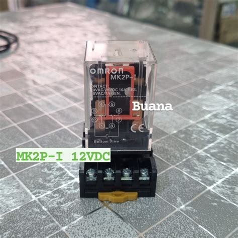 Jual Set Relay Omron Mk2p I 12vdc Socket Mk2p 12vdc Shopee Indonesia