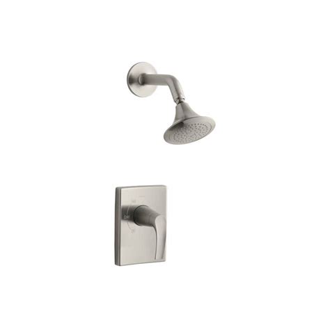 Kohler Bancroft 1 Handle Single Spray Shower Faucet Trim Only In Vibrant Brushed Nickel K T10583