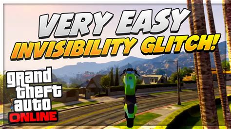 Gta Glitches Easy Invisible Character Glitch Off The Radar Online