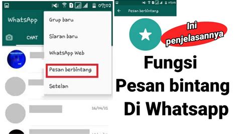 Ternyata Ini Fungsi Pesan Berbintang Di Whatsapp Youtube