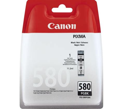 Buy CANON PGI 580 Black Ink Cartridge Free Delivery Currys