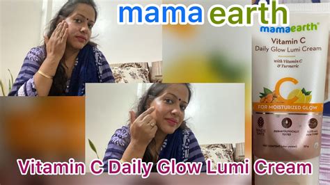 Mamaearth Lumi Cream Mamaearth Vitamin C Daily Glow Lumi Cream Youtube