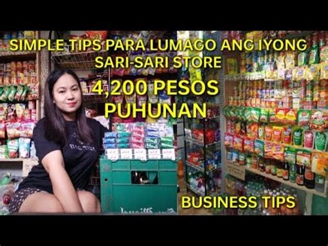 Simple Tips Para Lumago Ang Iyong Sari Sari Store Business Tips Youtube