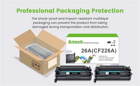 Aztech Compatible CF226A CF226X 26A 26X Toner Cartridge Replacement For