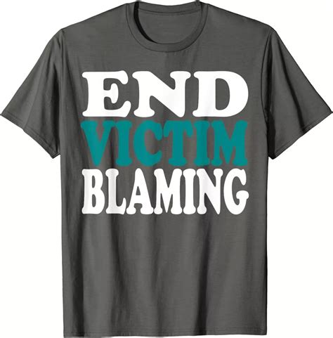 End Victim Blaming Sexual Assault Awareness Month Unisex T Shirt