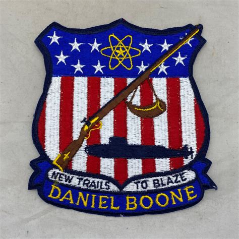 Uss Daniel Boone Ssbn 629 Patch 5 12 Inch Fitzkee Militaria Collectibles