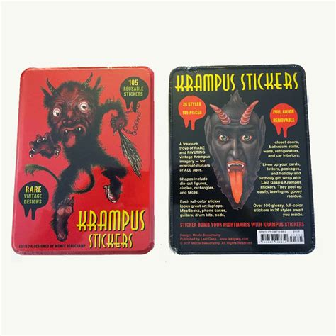Krampus 105 Reusable Stickers Set