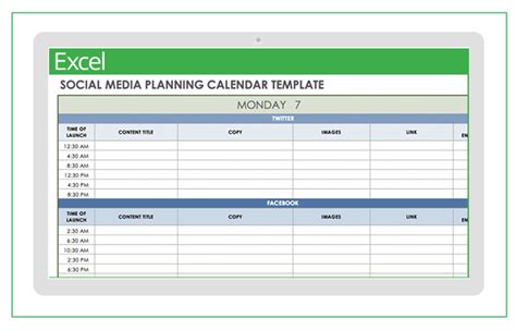 Free Social Media Marketing Plan Templates Smartsheet