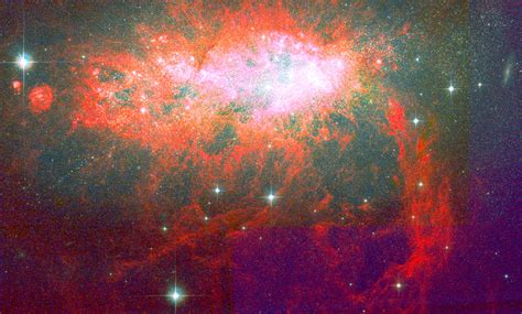 Starburst Galaxy Variant Edited Hubble Space Telescope Im Flickr