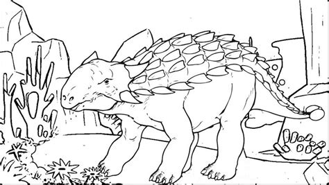 10 Great Ankylosaurus Coloring Pages For Children Coloring Pages