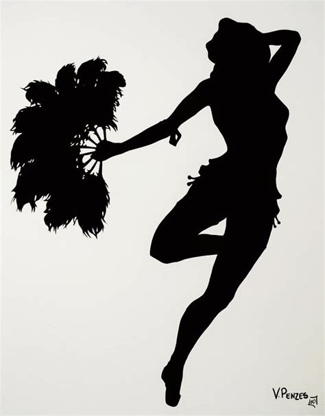 Burlesque Dance Silhouette Burlesque Tattoo