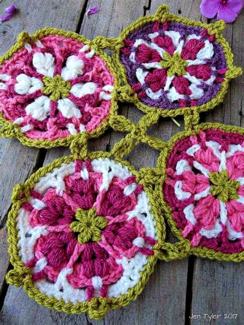 African Flower Square Crochet Pattern Atelier Yuwa Ciao Jp