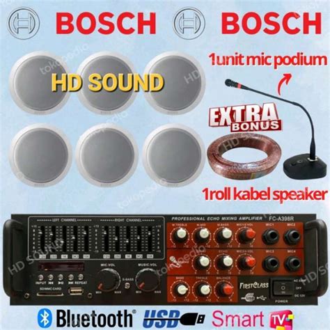 Promo Paket Speaker Plafon Ceiling Bosch Lhm Speaker Diskon