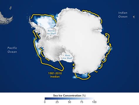 La Glace De Mer De Lantarctique Descend à Un Niveau Record 7zine