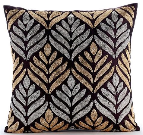 Designer Lattice Trellis Lotus Toss Cushion 16x16 Velvet Toss Throw