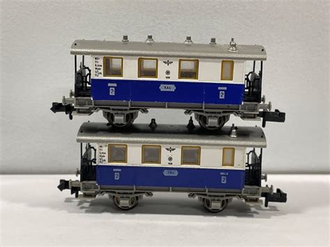 2x Fleischmann 8053 Edelweissbahn Nebenbahnwagen Spur N Kaufen Auf