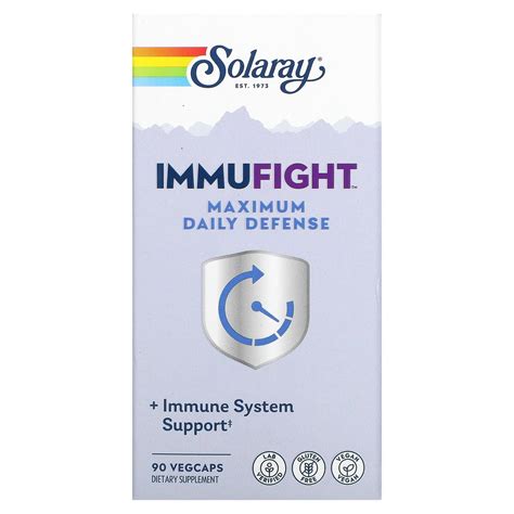 Solaray Immufight Maximum Daily Defense Veg Capsules Walmart