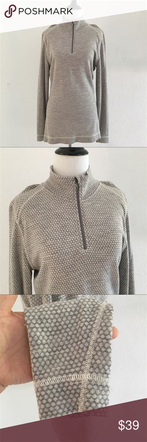 Smartwool Gray 1 2 Zip Pullover Sweater Size Xl Pullover Sweaters