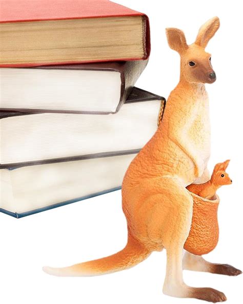 Jp Kangaroo Toys Realistic Mother And Child Kangaroo