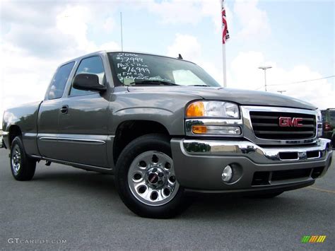 2006 Steel Gray Metallic Gmc Sierra 1500 Sle Extended Cab 14572803 Car Color